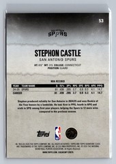 2025-26 Topps Signature Class #53 Stephon Castle Bronze