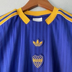 Adidas Boca Juniors Terrace Icons 25 Semi Lucid Blue Men&rsquo;s Jersey Sz Mens XS