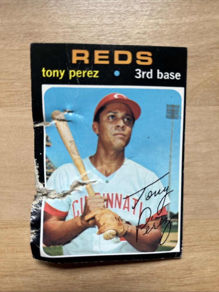 1971 Topps 580 Tony Perez Cincinnati Reds HOF Post Office Special!