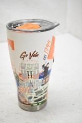Tennessee Volunteers Tumbler NCAA Football Travel Mug Stainless Steel Orange