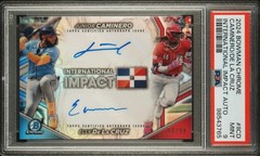2024 Elly De La Cruz Junior Caminero Dual International Impact Auto /99 PSA 9