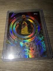 LA Knight 2025 Topps Universe WWE /99 Gold Stone Parallel SP #91