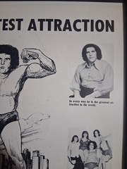 Original 1970s Andre The Giant Promo Poster