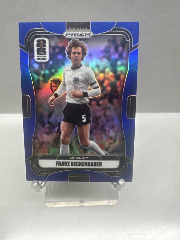 2026 Prizm FIFA World Cup World Cup Blue 10/40 #63 Franz Beckenbauer Germany