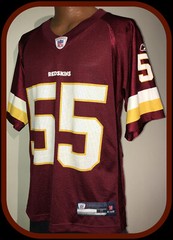 WASHINGTON REDSKINS JASON TAYLOR REEBOK ON FIELD REPLICA JERSEY ADULT SMALL NWOT