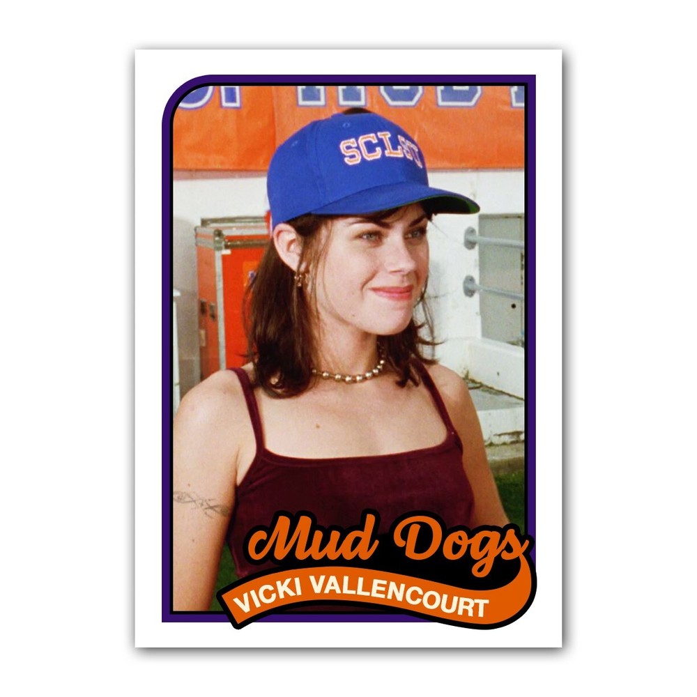 Vicki Vallencourt The Waterboy Trading Card Reprint Boucher Mud Dogs 1989 Style