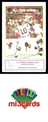 1983 Minnesota Vikings Police #17 Fran Tarkenton Football Card