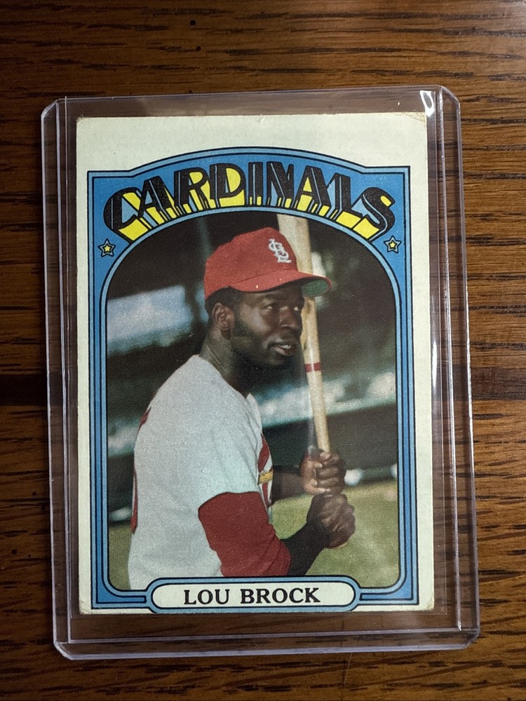 1972 Topps – #200 Lou Brock St Louis Cardinals Outfielder