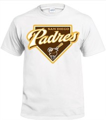 San Diego Padres Men&rsquo;s Cotton Tee Small to 4X-Large