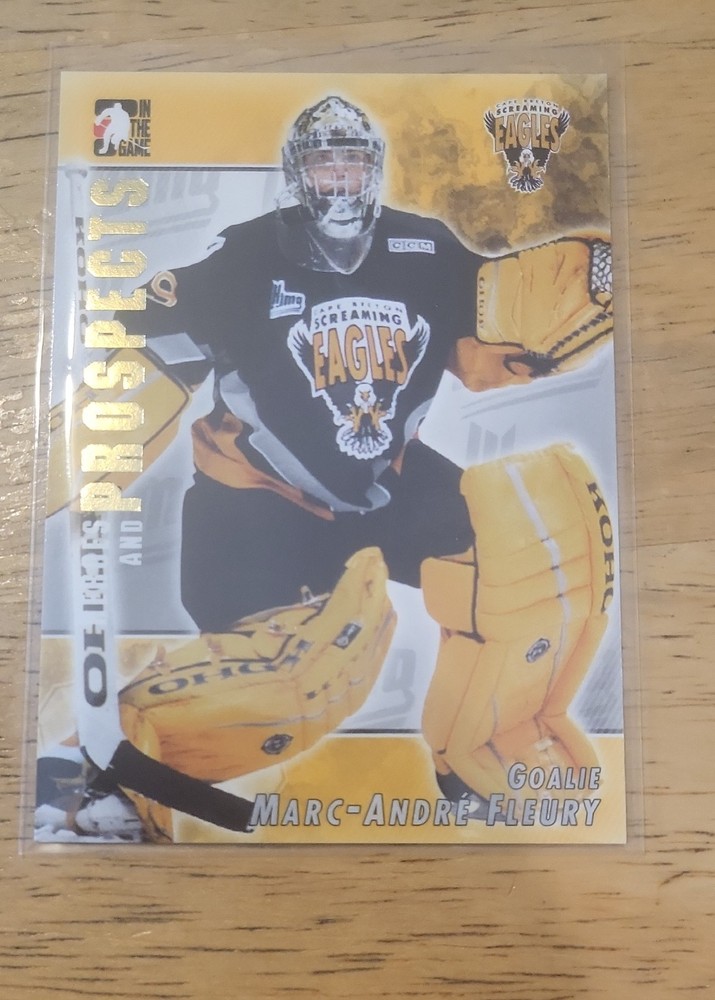 2004-05 In the Game Heroes and Prospects – Marc-Andre Fleury #121