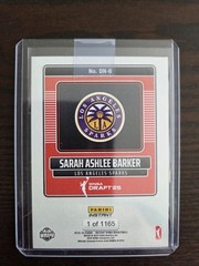 Sarah Ashlee Barker 2025 Panini Instant #8 WNBA Draft Night Rookie PRESALE