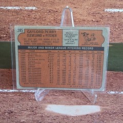 1972 Topps – #285 Gaylord Perry – Cleveland Indians VG