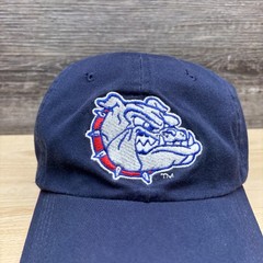 Gonzaga Bulldogs Hat Cap Strap Back Mens OSFM Blue NCAA Basketball Signatures