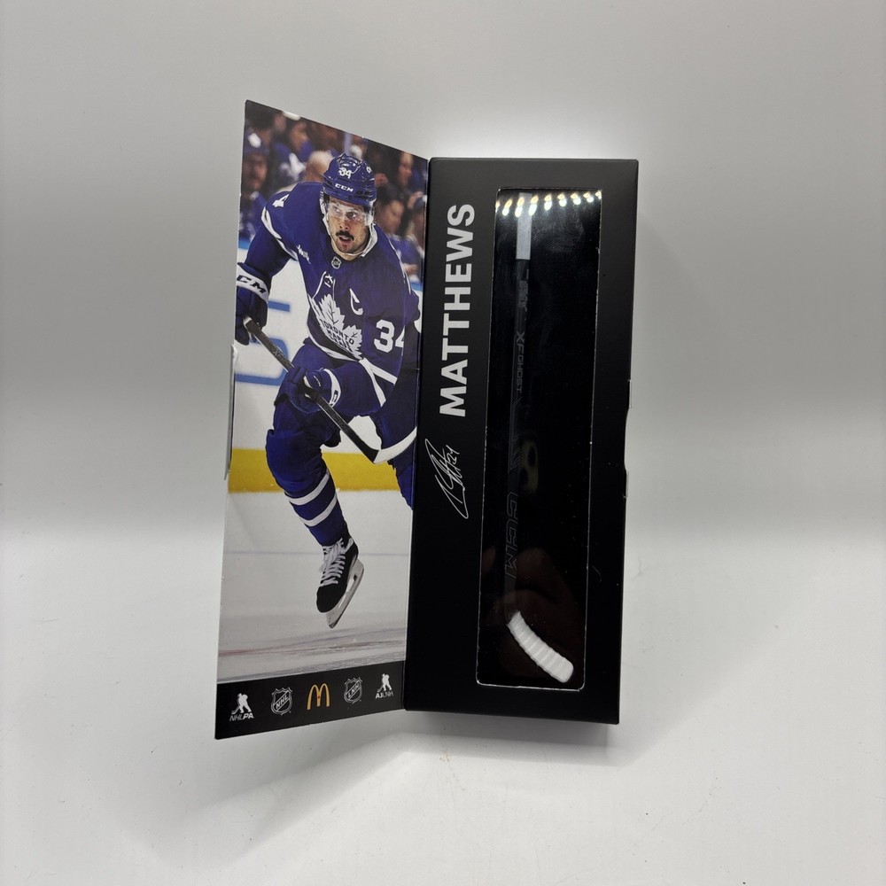 Auston Matthews Mcdonald&rsquo;s Star Sticks 2025 2026 Mini Maple Leafs Canada Limited