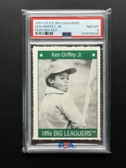 1991 LITTLE BIG LEAGUERS KEN GRIFFEY JR. PERFORATED PSA 8