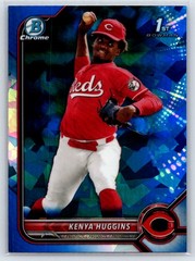 2022 Bowman Chrome KENYA HUGGINS #BDC-140 Sapphire