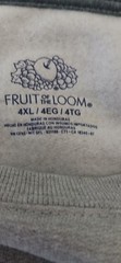 Alabama Crimson Tide Football Fruit Of The Loom Sweatshirt Gray 4XL Homemade EUC
