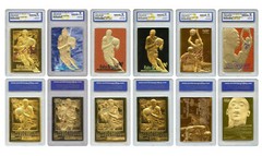 Kobe Bryant Mega-Deal Licensed 1996 ROOKIE Gold Cards Graded GEM MT 10 SET OF 6
