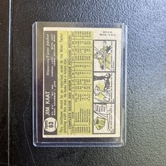 1961 Topps Jim Kaat #63 Excellent To Near Mint