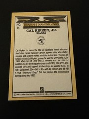 1985 Donruss Diamond Kings Cal Ripken Jr #14 HOF