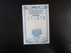 1990 Target # 827 Stan Wall Autograph Signed Auto Card (M2) Los Angeles Dodgers