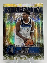 2025-26 Topps Chrome Anthony Edwards Serenity #SY-4 Yellow Refractor /275