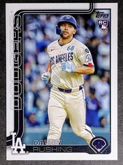 2025 Topps Update Series – Companion Cards Dalton Rushing #CC3-8 (RC)