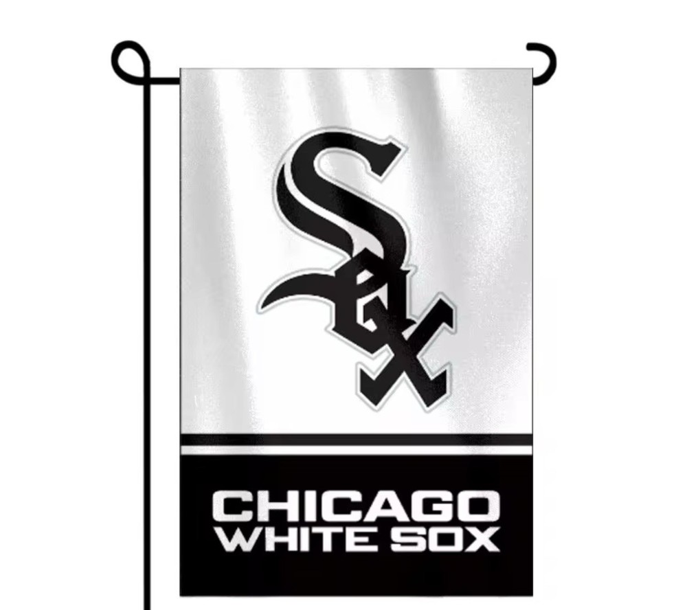 Chicago White Sox Double Sided Garden Flag 12×18 Heavy Duty Polyester/New