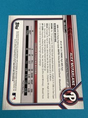 2022 Bowman Draft Alex McFarlane #BD-117 1st Bowman Phillies Qty Avail