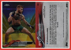 2018 Topps Chrome UFC Conor McGregor Gold Refractor 11/50 SSP Never Graded