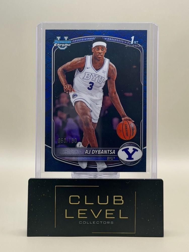 2025-26 Bowman Chrome Prospect 1st AJ Dybantsa Reptilian Blue /150 #BCP-1