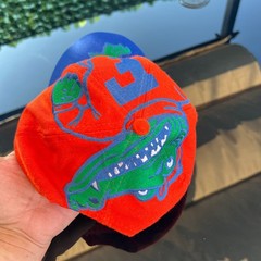 Rare The Game Florida Gators Big Logo Mascot 90s NCAA College Snapback Hat/Cap