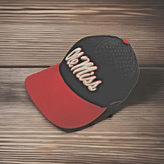 Ole Miss Rebels Cap Hat NIKE TRUE 3D Logo Polka Dot Body Black Red Polka Dots