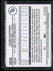 2024 Topps Update #US235 Tyler Alexander Blue Holofoil #/999