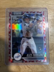 2026 Topps Chrome Alex Freeland On-Card Auto RC Los Angeles Dodgers #RA-AF