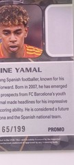 Rare 2024 Leaf Collective Promotional Lamine Yamal #90B-4 Purple Shimmer 65/199