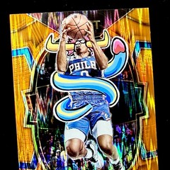 1/1 TYRESE MAXEY 🔥 ORANGE FLASH PRIZM SSP 🔥 NEW PENINI: ONE OF ONE ART