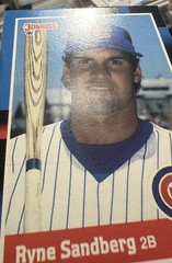 Ryne Sandberg 1988 NMMT (4) Donruss/Score HOF Chicago Cubs