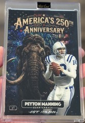 PEYTON MANNING 2026 Wild Card Mammoth America&rsquo;s 250th TRUE 1/1 HOLO SHOCK PRIZM