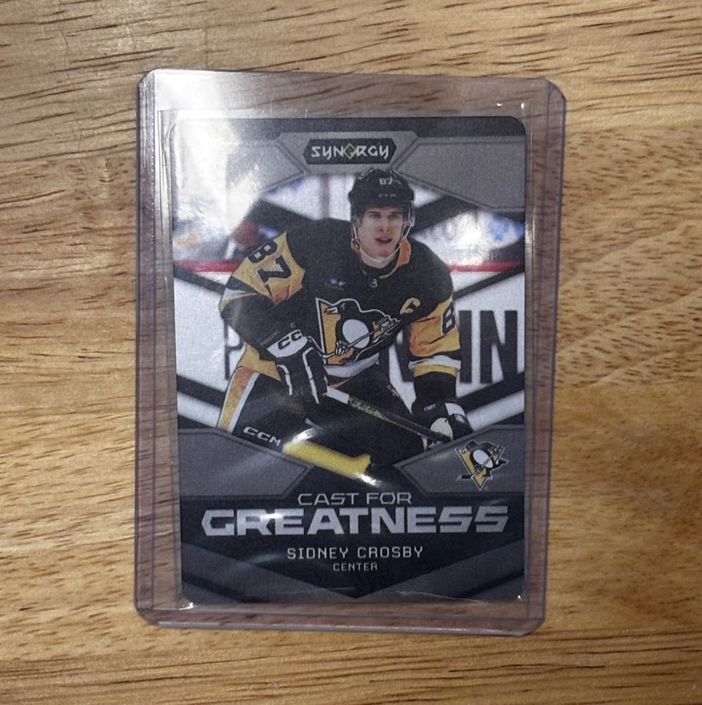 Sidney Crosby Upper Deck Synergy 2024-25 CG-5 Cast for Greatness Insert Penguins