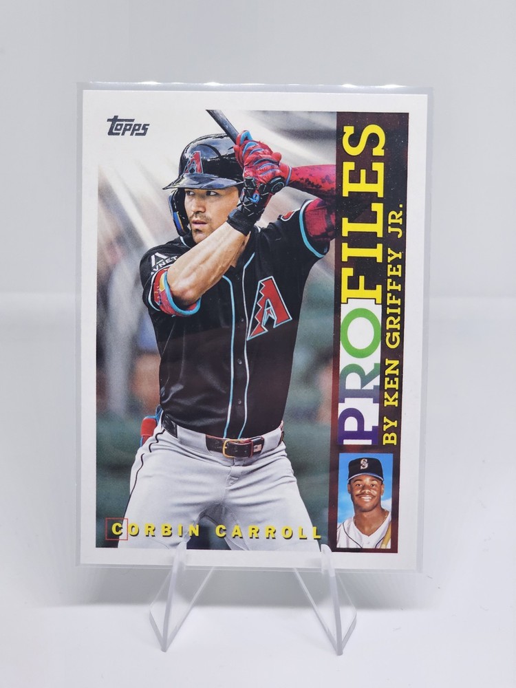 Corbin Carroll 2026 Topps Profiles Ken Griffey Jr #TP-6 Arizona Diamondbacks