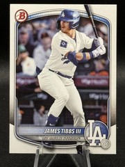 2025 Bowman Draft BD-74 James Tibbs III Los Angeles Dodgers
