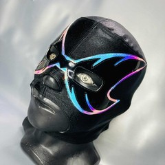 Lizmark Jr Semi Professional Wrestling Lucha Libre Mask Luchador Mascara Black