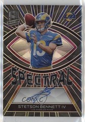 2023 Spectra Spectral Signatures 126/149 Stetson Bennett IV Rookie Auto RC 10qe