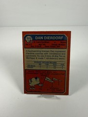 1973 Topps – Dan Dierdorf #322 (RC)