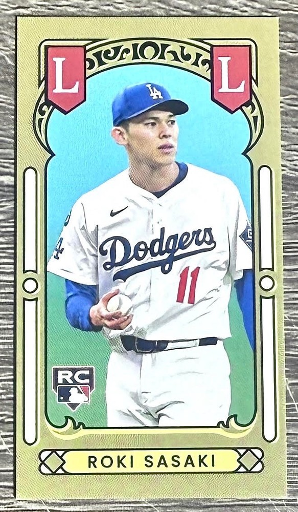 2025 Topps Roki Sasaki RC T80 Rookie Series Los Angeles Dodgers