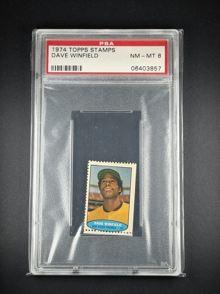 1974 Topps Stamps Dave Winfield Rookie RC PSA 8 HOF