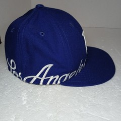 New Era 59Fifty LA Dodgers Fitted Hat 6 7/8 Side Script Logo White