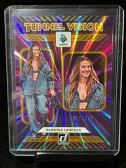 2025 Donruss WNBA Tunnel Vision Purple Laser #10 Sabrina Ionescu /399