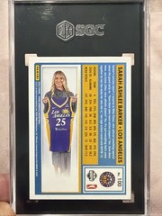 2025 Panini Donruss WNBA – Rated Rookie Sarah Ashlee Barker #100 Teal Laser /125